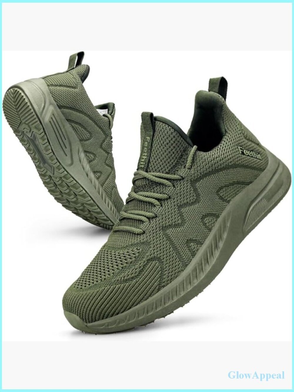 Lightweight Walking Shoes Slip on Sneakers Athletic Breathable Gym Shoes